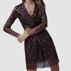 French Connection Emille Sparkle Short Dress